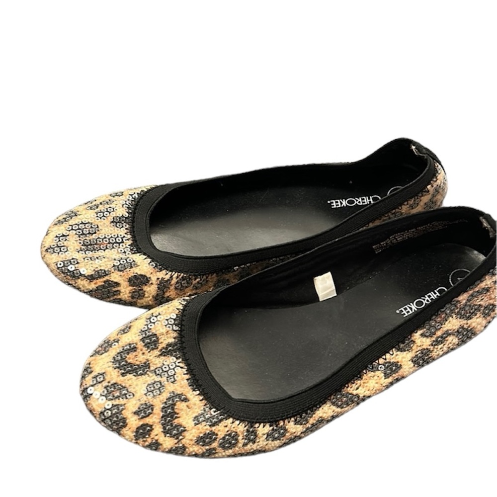 Cherokee Leopard Print Flats